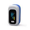 Fingertip Pulse Oximeter Blood Oxygen Saturation and Pulse Rate Monitor Col.Blue