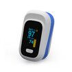 Fingertip Pulse Oximeter Blood Oxygen Saturation and Pulse Rate Monitor Col.Blue