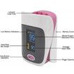 Fingertip Pulse Oximeter Blood Oxygen Saturation and Pulse Rate Monitor Col.Pink