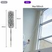 1.4M Microfiber Dusters for Cleaning High Ceiling, Extendable Dusters with Extension Pole 5PCS Fan, High Ceiling, Computer, Blinds, Furniture & Cars