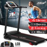 Genki 2.0HP Treadmill Foldable Running Walking Machine Home Gym Fitness Equipment 3 Inclines 12 Programs 