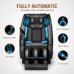 HOMASA Massage Chair Full Body Electric Massager Zero Gravity Recliner with Touch Control Bluetooth Speaker Black