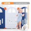 Kidbot 20 Panels Baby Playpen Interactive Safety Fence Gate Yard Activity Centre Foldable Car Design