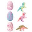 6x Bath Bombs for Kids with Dino Toys Inside Handmade Bubble Fizzies Spa Birthday Christmas Day Easter Eggs Gift Set