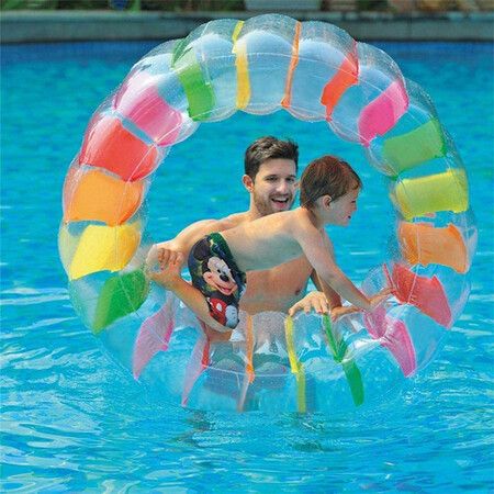 Giant Water Wheel Toy, Inflatable Wheel for Pool