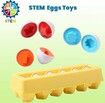 Easter Eggs Toys, Shape Recognition Toys for Kids, Play Egg Shapes Puzzle Set