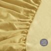 Cosy Club Washed Cotton Sheet Set Single Yellow