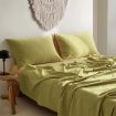 Cosy Club Washed Cotton Sheet Set Single Yellow