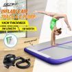 Inflatable AirTrack  Air Track Gymnastics Tumbling Floor Mat with Electric Pump Purple 3x1x0.1m