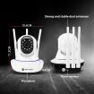 Spy Security Camera 1080P PTZ CCTV Wifi Home Spycam Outdoor Surveillance Cam System x4