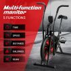 GENKI Stationary Exercise Upright Bicycle Home Gym Equipment Red