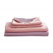 Cosy Club Washed Cotton Sheet Set Pink Purple Queen