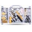 88PCs Household Hand Tool set Utility Kit Hammer Plier Scissor Knife Screwdriver