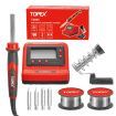 TOPEX 60W digital soldering Iron Station Solder Fast Heat Variable Temperature LED Display