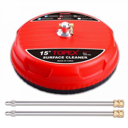 Topex 15 inches Surface Cleaner For Pressure Washer quick connector up to 3600 psi