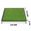 Indoor Dog Potty Toilet Grass Tray Pads Training Puppy Medium Mat