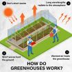 Garden Greenhouse Walk-In Shed 190cm PE Apex
