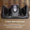 Foot Massager Electric Massagers Shiatsu Ankle Kneading Remote BLACK