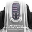 Foot Massager Electric Massagers Shiatsu Ankle Kneading Remote SILVER