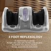 Foot Massager Electric Massagers Shiatsu Ankle Kneading Remote SILVER