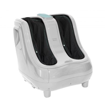 Foot Massager Electric Massagers Shiatsu Leg Calf Kneading Heat Remote Carry SILVER
