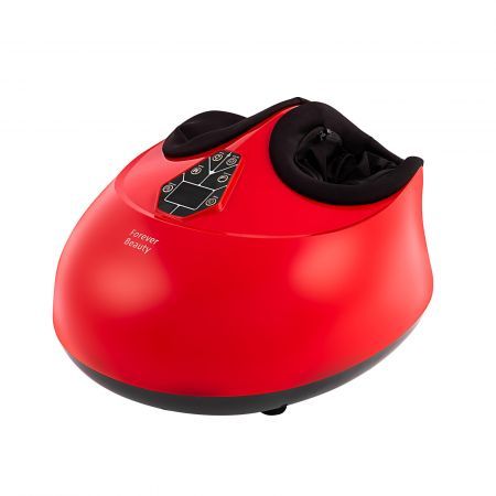 Foot Massager Electric Massagers Shiatsu Air Compression Heat Remote RED
