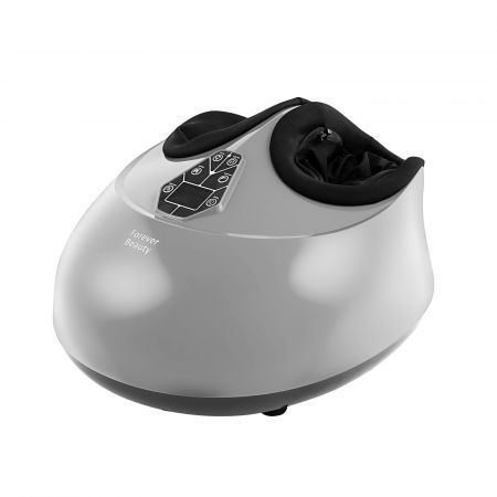 Foot Massager Electric Massagers Shiatsu Air Compression Heat Remote SILVER