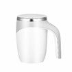 Automatic Self Stirring Magnetic Mug Stainless Steel Temperature Difference Coffee Mixing Cup Blender Smart Mixer Thermal Cup Color White