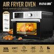 Maxkon Large Air Fryer Electric Digital Convection Oven Big Air Cooker Toaster Oil Free 30L 1800W Dual Cook Function 