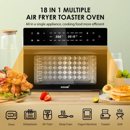 Maxkon Air Fryer Large Convection Oven Electric Digital Toaster Big Air ...