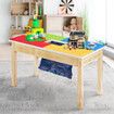 Wooden Kids Lego Multi-Activity Table Colourful Building Block Construction Play Desk Removable Storage Net