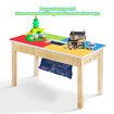 Wooden Kids Lego Multi-Activity Table Colourful Building Block Construction Play Desk Removable Storage Net