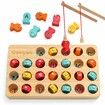Wooden Alphabet Color Sorting Puzzle Montessori Letters Cognition Preschool Gift