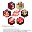 High Quality 7 hole round silicone breakfast fried egg pancake molds moulds rings omelette