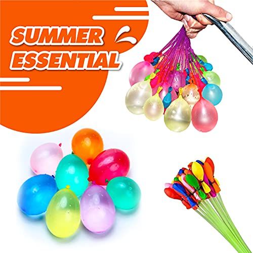Water Balloons for Kids Girls Boys Balloons Set Party Games Quick Fill Water Balloons Swimming Pool Outdoor Summer Fun 592 Pack 