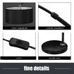 Adjustable Floor Lamp LED Reading Light Corner Standing Lighting Living Room Bedroom Black