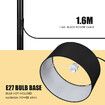 Adjustable Floor Lamp LED Reading Light Corner Standing Lighting Living Room Bedroom Black