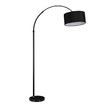 Adjustable Floor Lamp LED Reading Light Corner Standing Lighting Living Room Bedroom Black