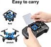 Drone with Camera for Adults 4K HD Video RC Quadcopter Helicopter for Children and Adults (Blue)
