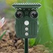 Animal Insect Repellent Solar Rechargeable Ultrasonic Motion Sensor Multifunctional Fox Bird Repellent For Garden Pest Control