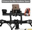 Bike Handlebar Extender for Holding Motorcycle E-Bike Lamp Speedometer GPS Phone Mount Holder