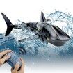 Remote Control Shark ToyWater Jet Simulation Shark?Remote Control Boat for Pool Dual Batteries