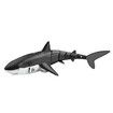 Remote Control Shark ToyWater Jet Simulation Shark?Remote Control Boat for Pool Dual Batteries