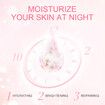 SAKURA Sleep mask refreshing and non-greasy rose flower extract nourishes skin care Rejuvenation Sleeping Face Mask Anti wrinkle