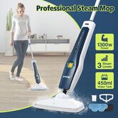 Maxkon Professional Steam Mop Cleaner Floor Cleaning Steamer 1300W with 3 Steam Levels