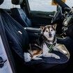 Black Waterproof Car Front Seat Cover Against Dirt for Dogs for Cars Trucks SUVs