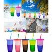 Creative water cup PP material temperature sensitive plastic color cup (5 colors)