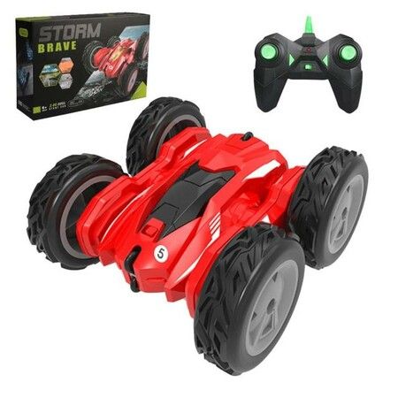 our-wheel Drive Stunt Car 2.4G Remote Control RC Car - Red