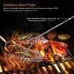 Meat Thermometers Lcd Digital Double Probe Remote Wireless Bbq Grill Kitchen Thermometer Home Cooking Tools With Timer Alarm