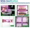 2 Strips Grow Light Four Heads Growing lamp Full Spectrum Dimmable Levels Led  Plant Lamp with Red Blue Lights